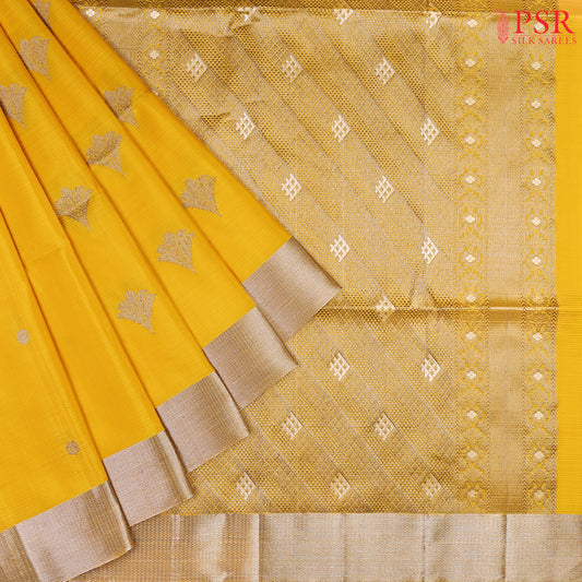 Yellow Soft Silk Saree