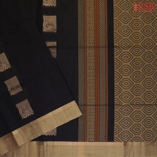 Black Kovai Cotton Saree