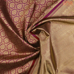 Burgundy Bridal Kanjivaram Silk Saree