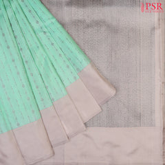 Magic Mint Fancy Kanchipuram Silk Saree