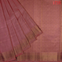 Redwood Brown Kanchipuram Silk Saree