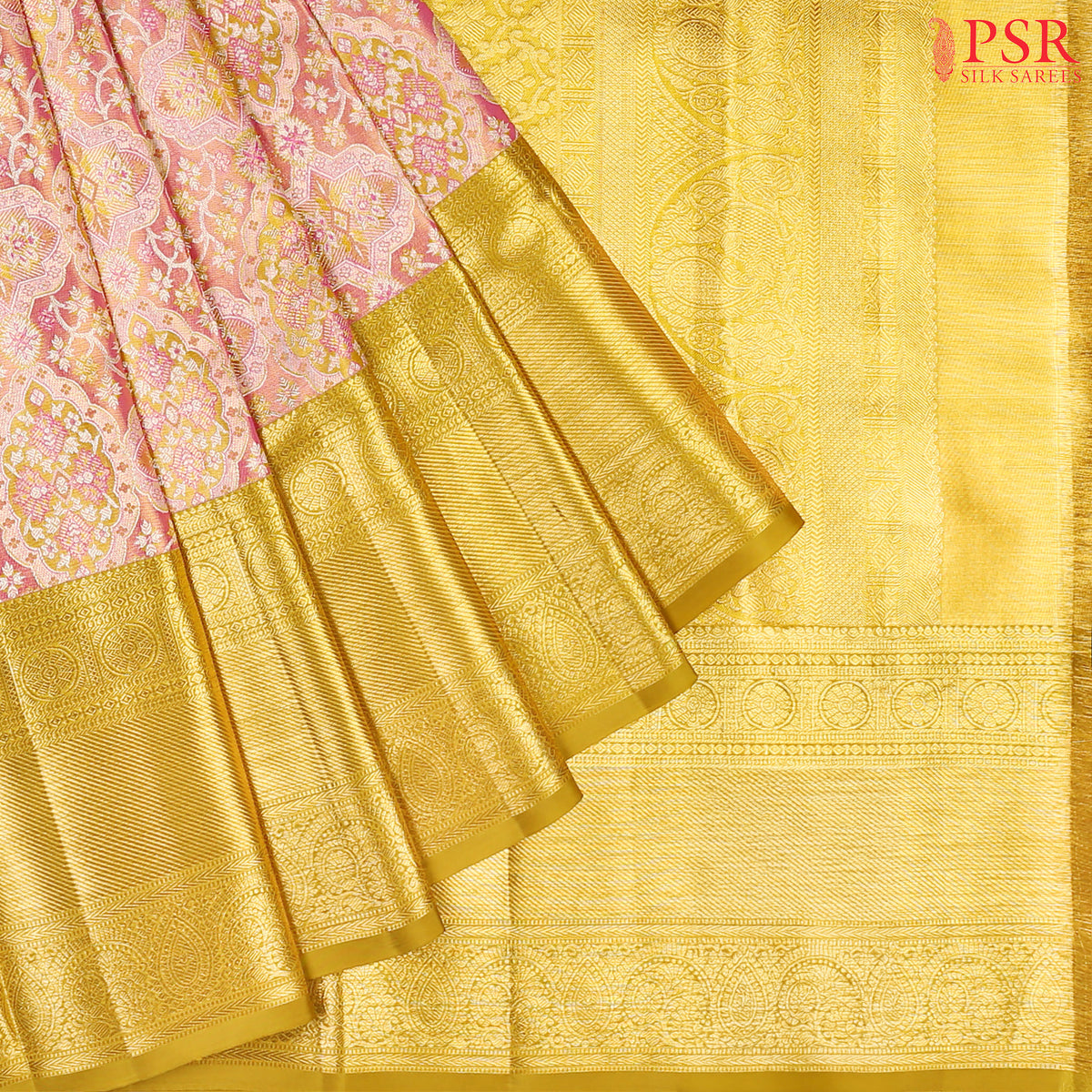 Persian Pink Kanchipuram Silk Saree