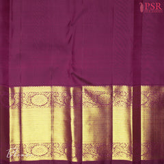 Burgundy Bridal Kanjivaram Silk Saree