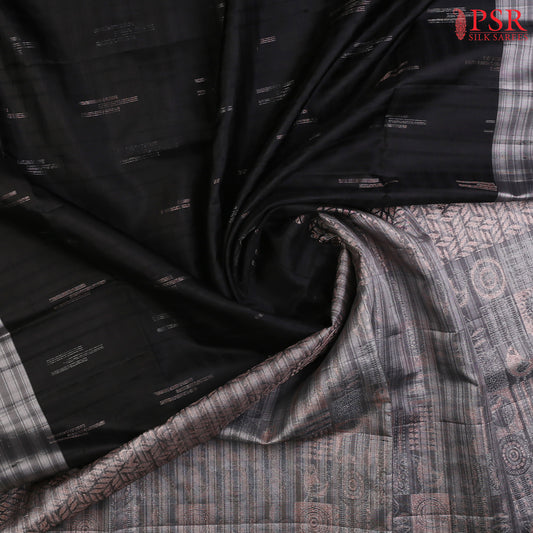 Black Soft Silk Saree