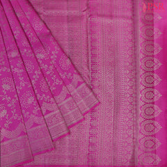 Magenta Byzantine Fancy Kanchi Silk Saree