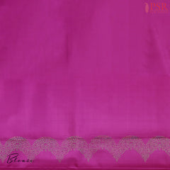 Magenta Byzantine Fancy Kanchi Silk Saree