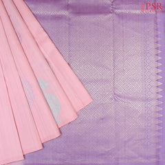 Pastel Pink Kanchipuram Silk Saree