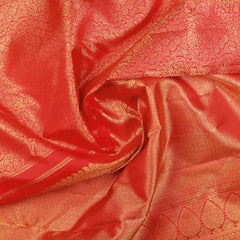 Imperial Red Bridal Kanjivaram Silk Saree