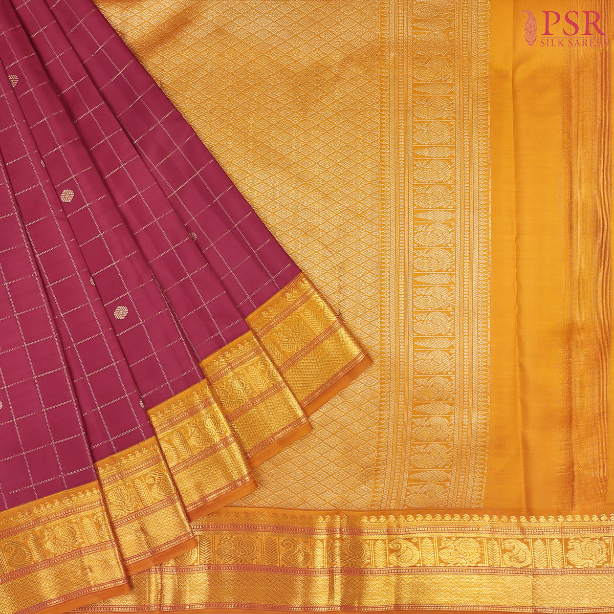 Maroon Fancy Kanchipuram Silk Saree