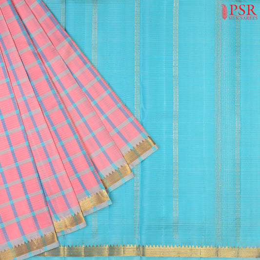 Light Pink Arani Silk Saree