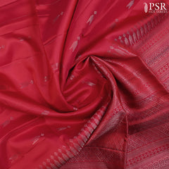 Crimson Red Soft Silk Saree