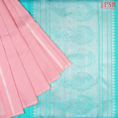 Light Pink Kanchipuram Silk Saree