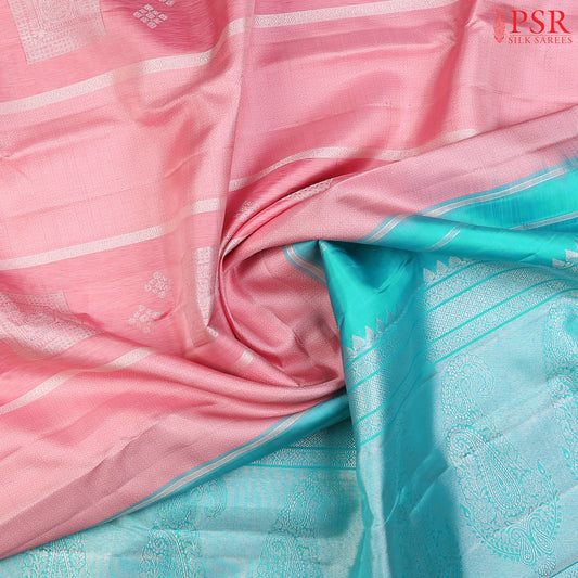 Light Pink Kanchipuram Silk Saree