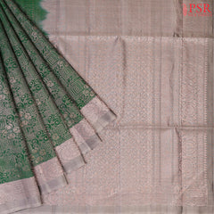 Emerald Green Soft Silk Saree