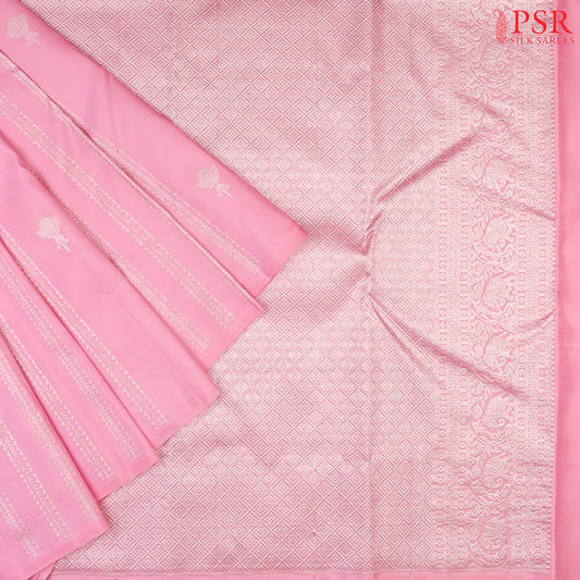 Light Pink Kanchipuram Silk Saree