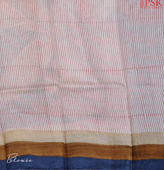 Multicolor Kadhi Tussar Silk Saree