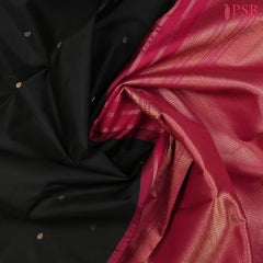 Black Fancy Kanchipuram Silk Saree