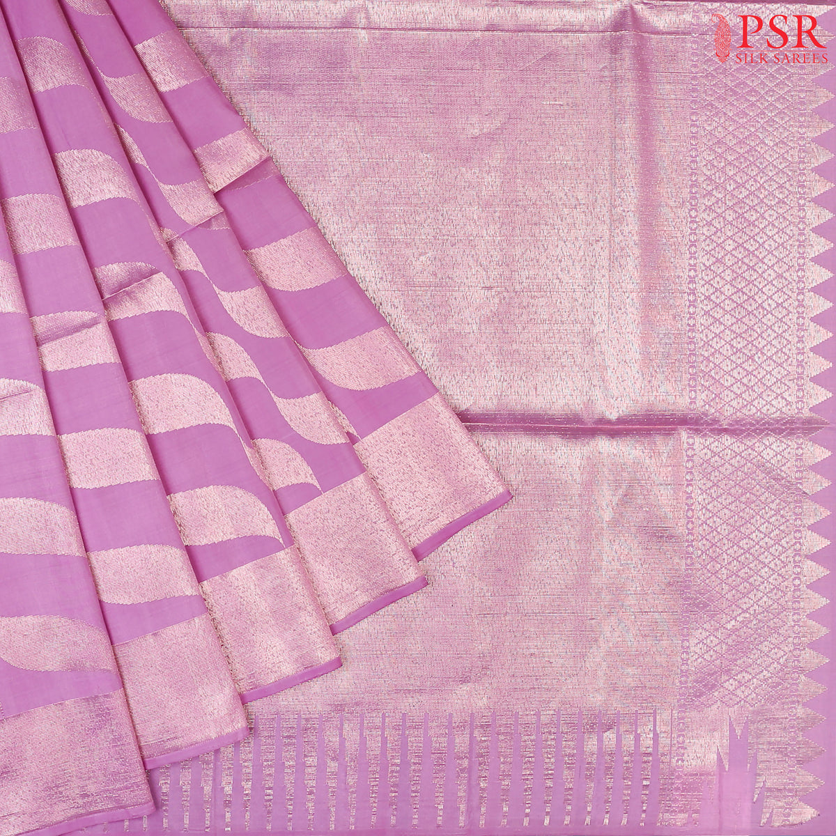 Orchid Purple Soft Silk Saree