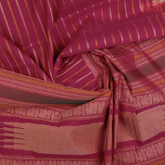 Deep Magenta Kalakshetra Kovai Cotton