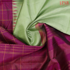 Pistachio Green Kanchipuram Silk Saree