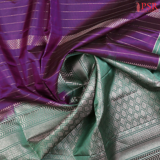 Mauve Kanchipuram Silk Saree