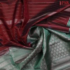 Maroon Soft Silk Saree