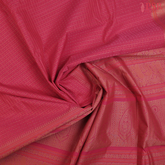 Dark Pink Kalakshetra Kovai Cotton