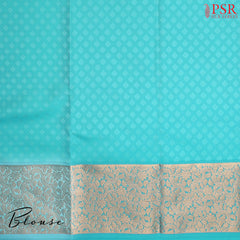 Pastel Pistachio Fancy Kanchi Silk Saree