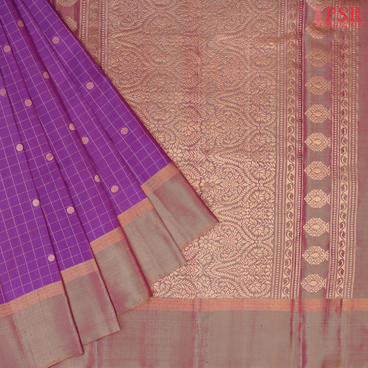 Vadamalli Purple Soft Silk Saree