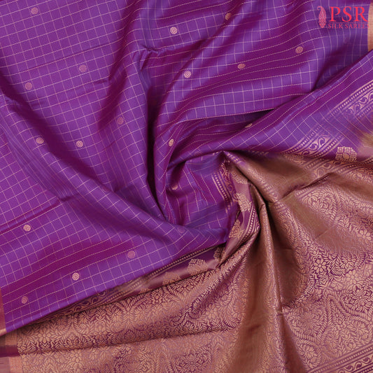 Vadamalli Purple Soft Silk Saree