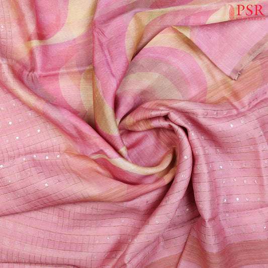 Shades Of Pink Kadhi Tussar Silk Saree