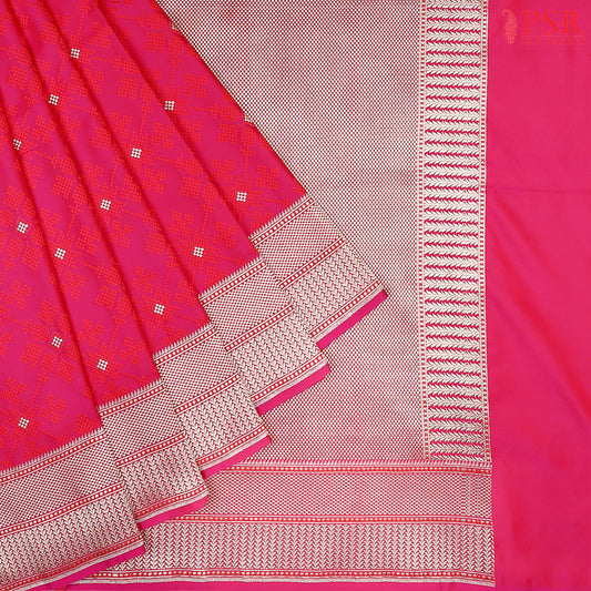 Cerise Magenta Summer Silk Saree