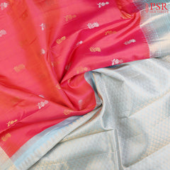 Paradise Pink Kanchipuram Silk Saree