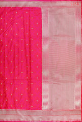 Cerise Magenta Summer Silk Saree