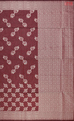 Maroon Silk Cotton Saree