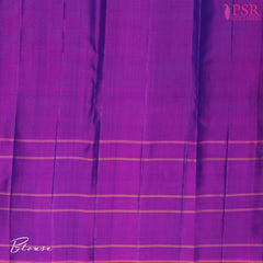 Peacock Blue Kanchipuram Silk Saree