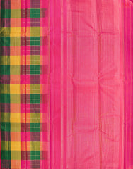 Multicolor Kanchipuram Silk Saree