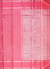 Watermelon Pink Kanchipuram Silk Saree