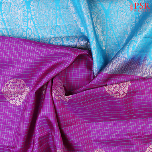 Purple Soft Silk Saree