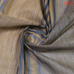 Queen Blue Maheshwari Jute Silk Cotton Saree