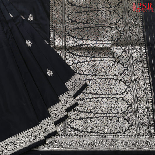 Black Banarasi Silk