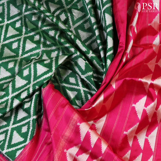 Green Pochampally Silk Saree