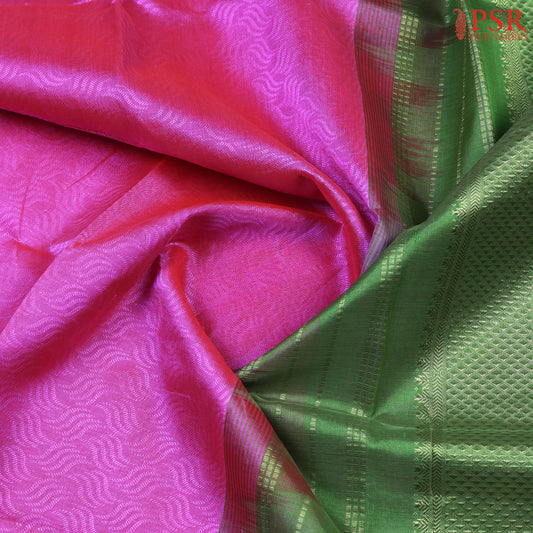 Maroon Cotton Silk Saree