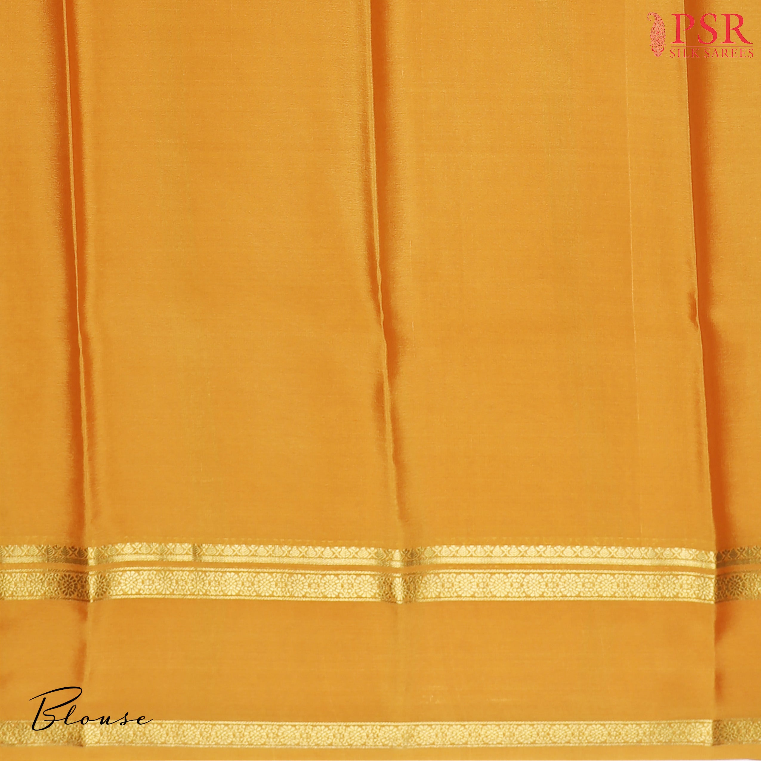 PSR Silks Mustard Yellow Mysore Silk Saree – Grace in Every Drape