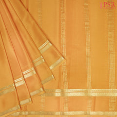 PSR Silks Mustard Yellow Mysore Silk Saree – Grace in Every Drape