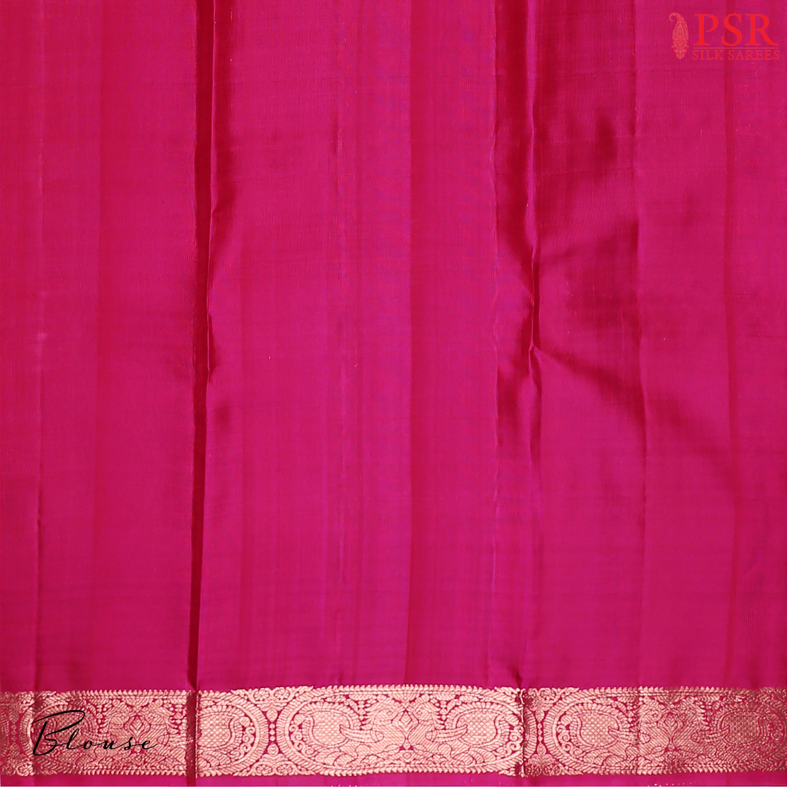 Step into timeless sophistication with our Peacock Blue Soft Silk Saree, beautifully contrasted with a vibrant Hot Pink combination. 