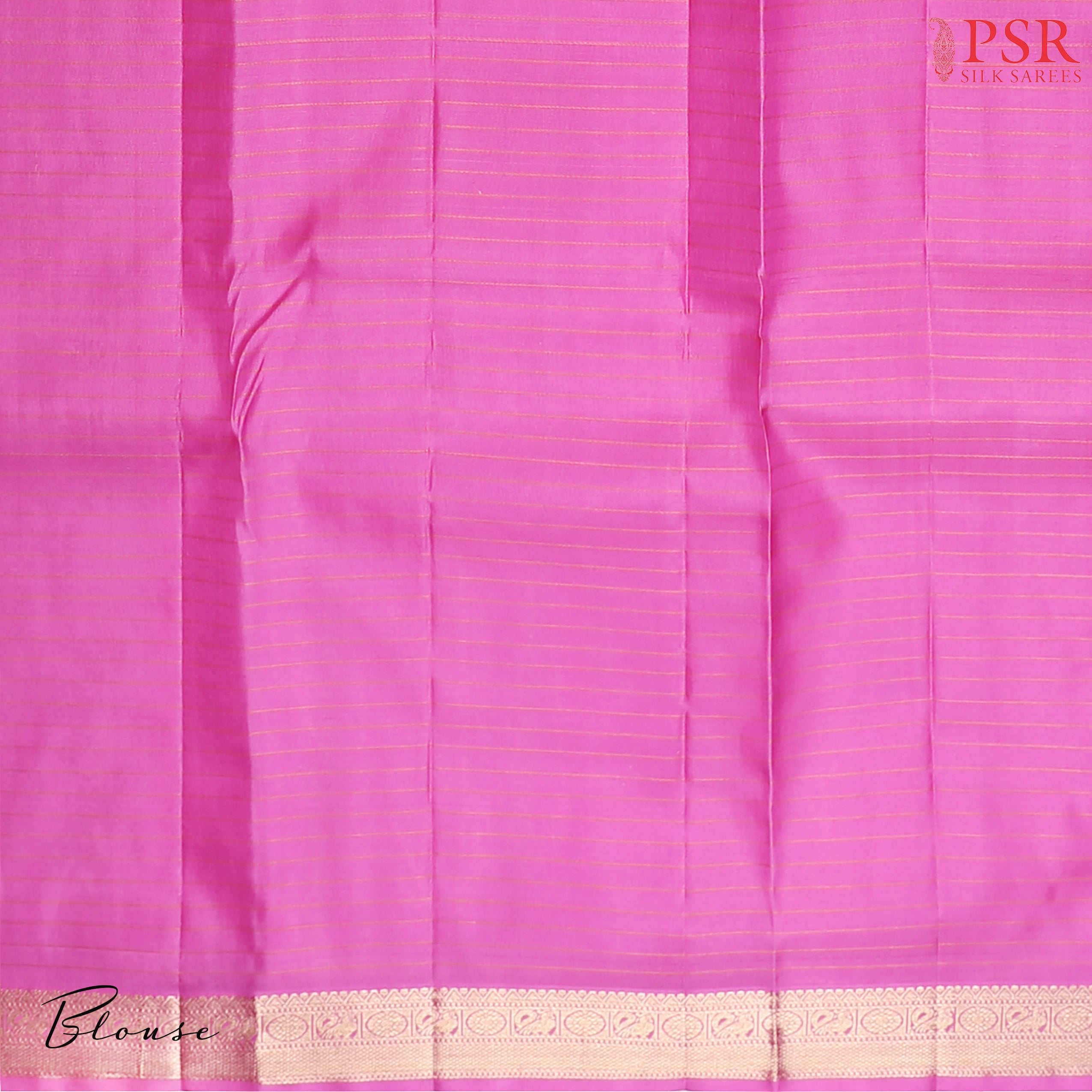 This Pink Arani Silk Saree from PSR Silk Sarees is a perfect blend of tradition and sophistication.