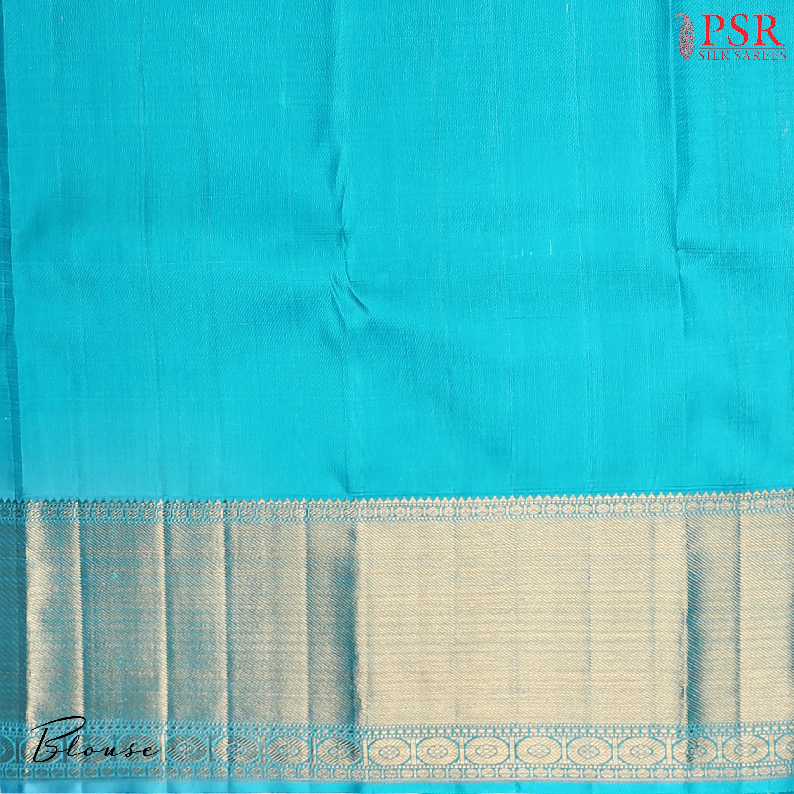 Queen Magenta Kanchipuram Silk Saree with Paddy Brocade Jacquard Weave & Turquoise Cyan Zari Korvai Border – Bridal Kanjivaram Collection by PSR Silks