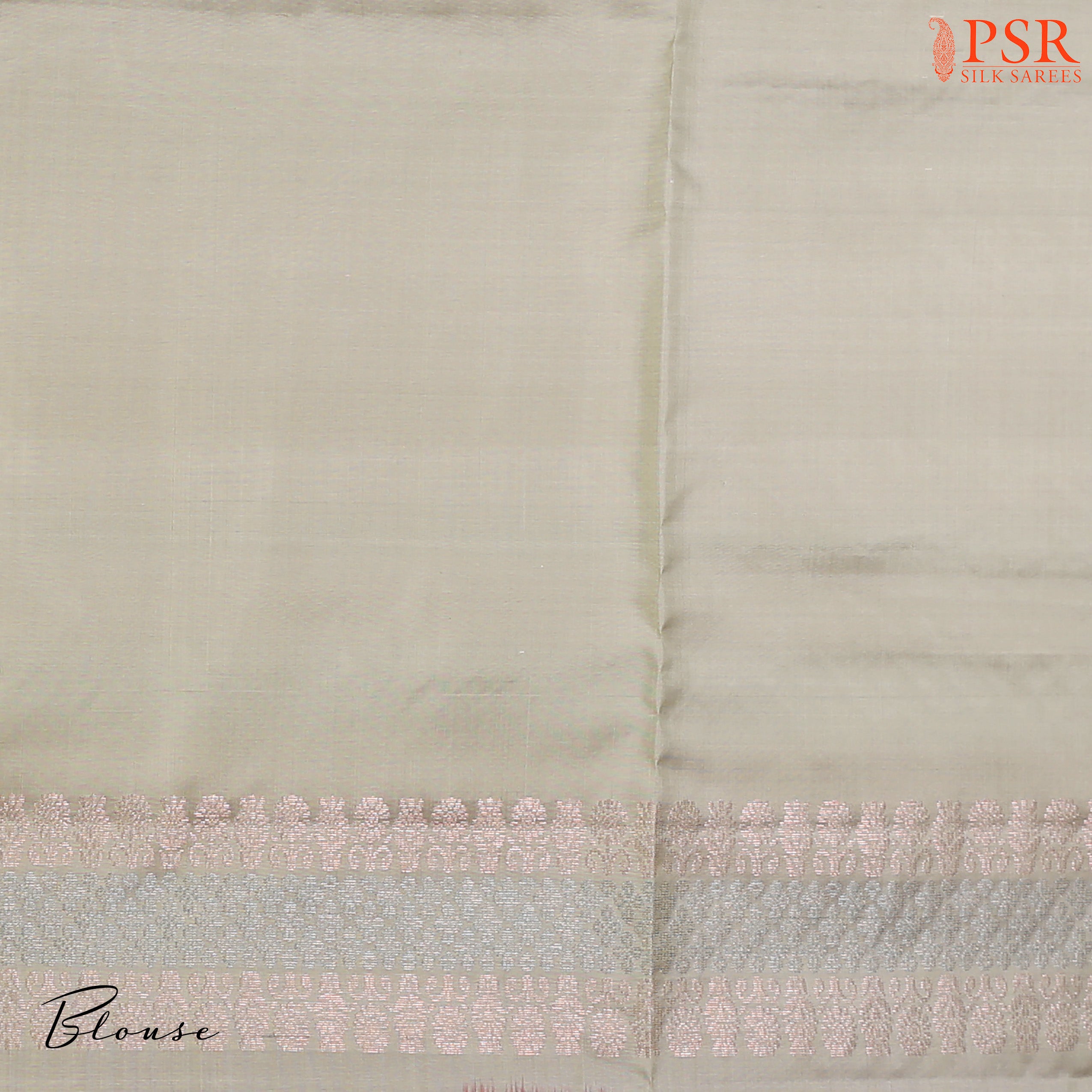 PSR Silk Sarees presents a Ruby Maroon Soft Silk Saree, beautifully complemented with an Olive Grey combination.