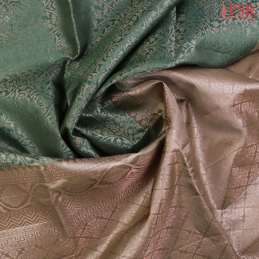 Russian Green Soft Silk Saree